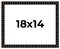 18x14 Bamboo Picture Frame with UV-Resistant Acrylic & Acid Free Backing, Available in 4 Finishes - Brown, Black, Gold, and Natural